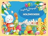 Holzschild 30x40 cm Ostern Ostergrüße HOLZWICKEDE Wand Deko Cafe Sammler Geschenk