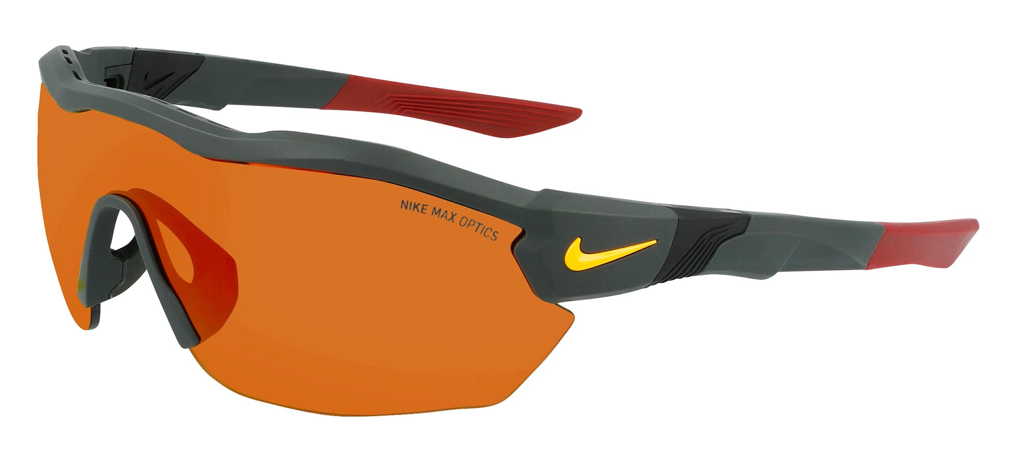 NIKE Gafas de Sol SHOW X3 ELITE L M DJ5559 Matte Green/Grey Orange 61/15/130 hombre