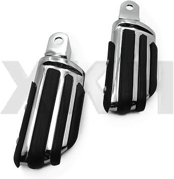 SMT-Compatible With Fury VT1300 Shadow Aero Phantom Spirit cruiser Chrome Rubber Pilot footpeg [B07NSC7RW8]