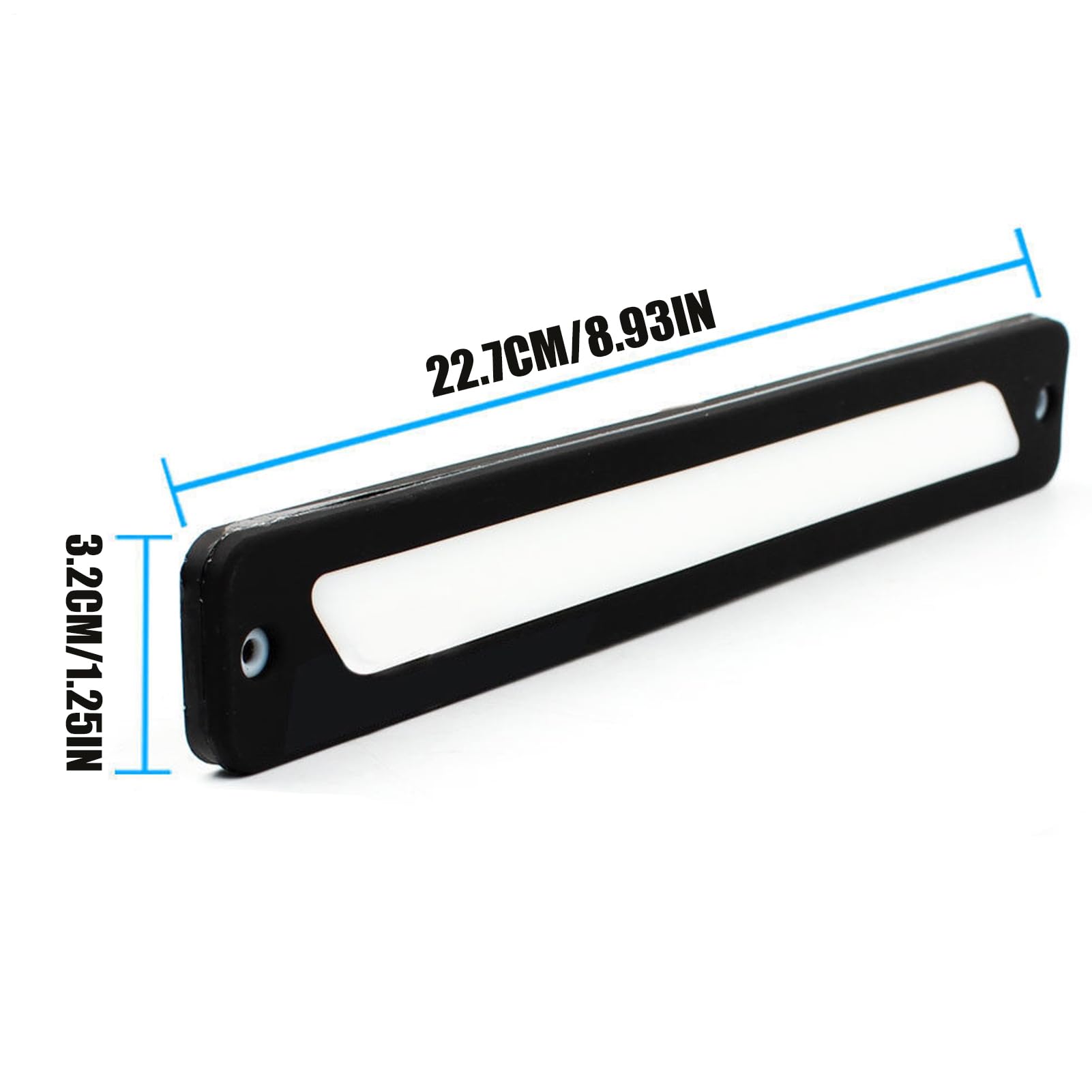 Światła do jazdy dziennej LED 23 cm, wodoodporna silikonowa lampa, super jasna, giętka świetlna LED, do traktora samochodowego, SUV-a, pojazdu, przeciwmgielne