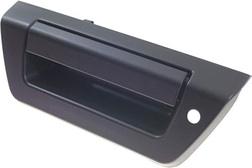Miniatura 5 de Para Ford F-150 Manija de puerta trasera 2015 2016 2017 | Bloqueo manual | con orificio para llave | Negro | Plástico | FL3Z9943400HA