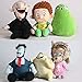 Hotel Transylvania 2 Dracula Dennis Murray Frank Relleno de peluche Lindo Muñeca de felpa regalos de cumpleaños para niños Decoración de la habitación 6 PCS/Set 16~26 cm
