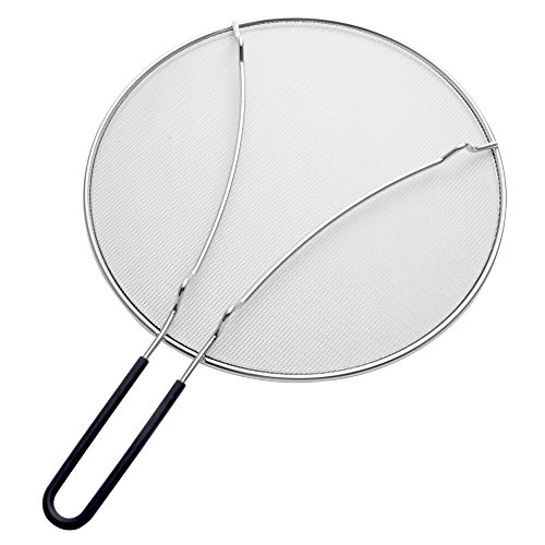 ZESPROKA Grease Splatter Screen for Frying Pan, 13'', Stainless Steel