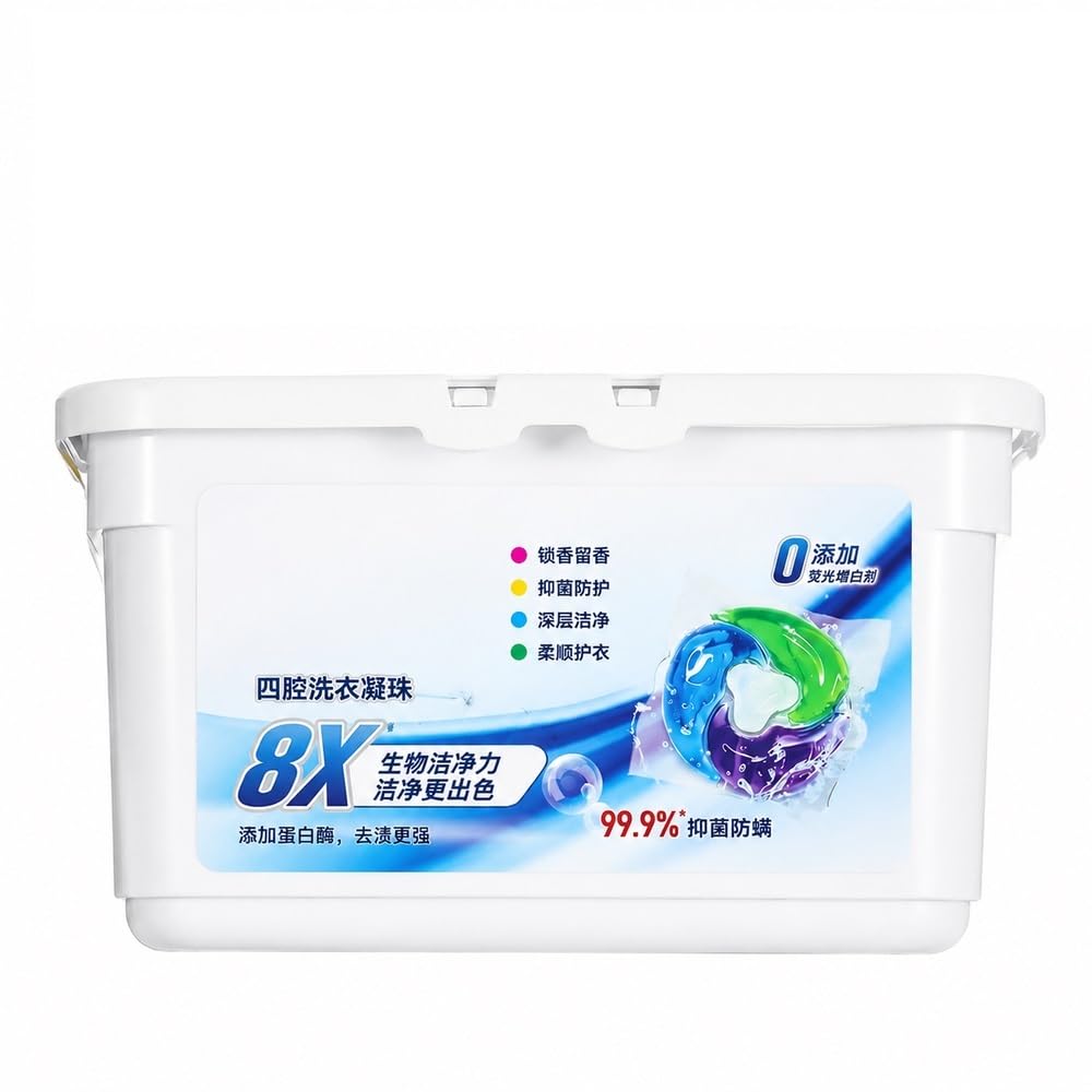 Perle detergenti 4 in 1, 30 ct, pulite e fresche