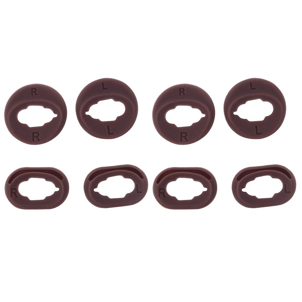 Lexiang Brown Soft Silicone Earbuds Cover Eartips Ear Cap Earplugs Earhook For Samsung -Galaxy Buds Live Bluetooth Earphones Headphones