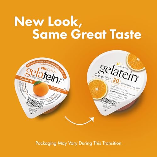 Medtrition Gelatein Orange: 20 Grams Of Proteinch Sugar Free. Ideal For Clear Liquid Diets, Swallowing Difficulties, Bariatric, Dialysis And Oncology. Great Pre Or Post-Workout Snack. thumb #2