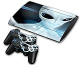 This set includes stickers for the Playstation 3 Super Slim console and two controllers