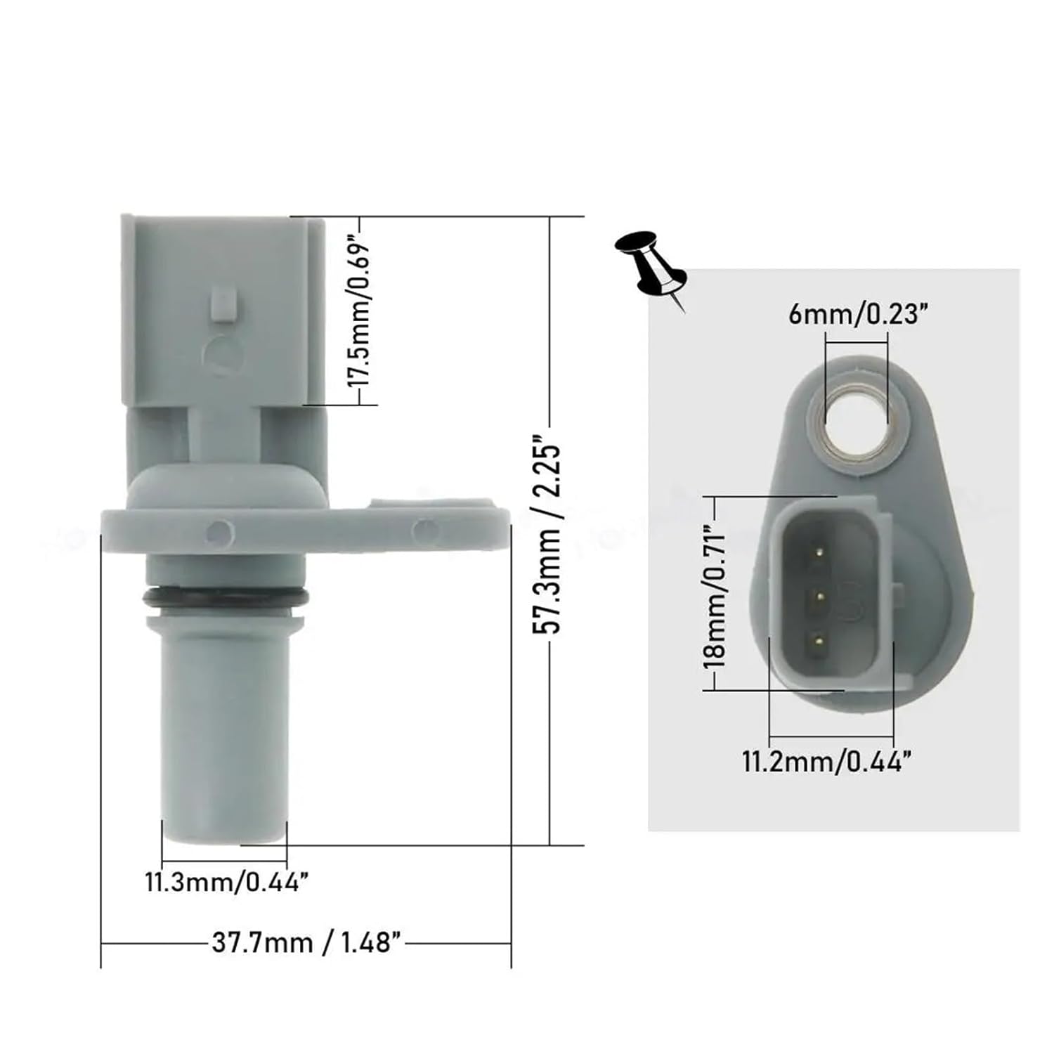 6C11-12K073-AA Camshaft Position Sensor 6C1112K073AC 2S7Q-12K073-BA 135834
