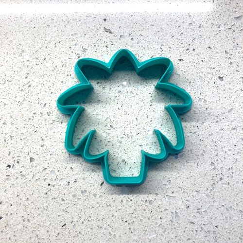 Hurma Palmiye Ağacı Kurabiye Kalıbı ve Damga Seti, Ramazan Ayı, Tropikal ve Çöl Temalı, Şeker Hamuru ve Kil Şekillendirici (4 cm)