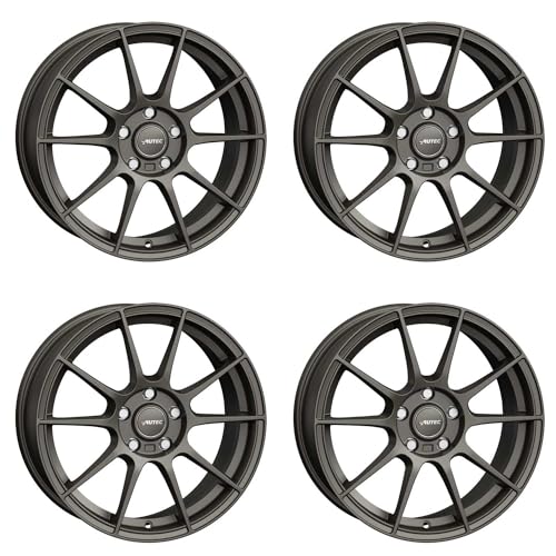4x AUTEC Felgen Alufelgen WIZARD 7.0x16 ET35 4x100 Gunmetal matt kompatibel mit Suzuki Ignis Liana Splash Swift Baleno