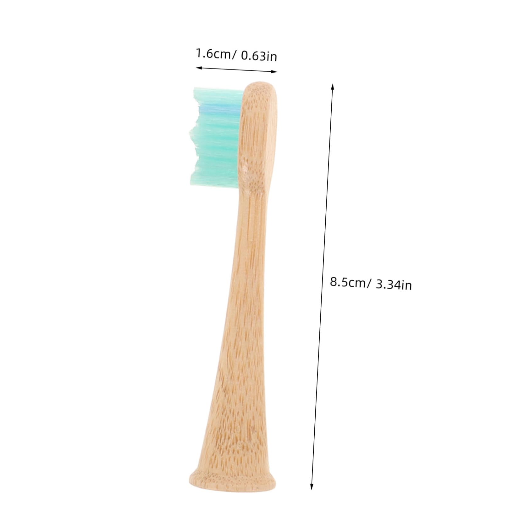 BESTYASH 4pcs Toothbrush Replacement Heads Easy Installation Electric Toothbrush Parts Compatible with Eco Friendly Oral Care