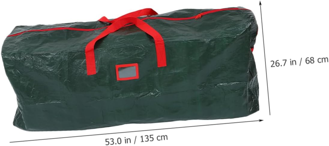 Cabilock Large Capacity Xmas Tree Storage Bag Christmas Tree Pouch with Handles for Storing Holiday Decorations and Blankets