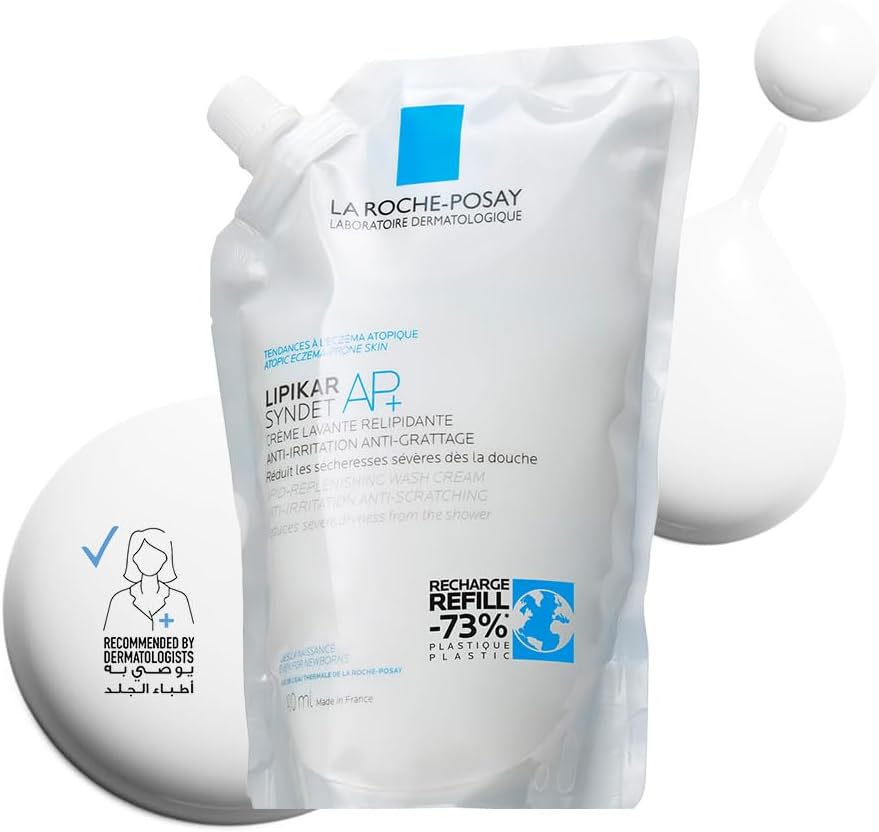 La Roche-Posay Lipikar Syndet AP+ Body Wash for Eczema Prone Skin Refill 400ml