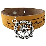 Area17 Lederarmband mit Kompass - Anhänger