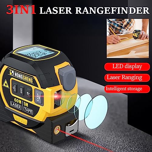 Cinta métrica digital 3 en 1 con pantalla LCD 5 m miniatura 2