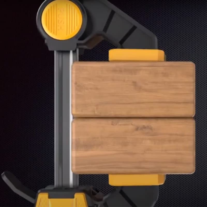 Virsus Morsetto a barra reversibile 4802, misura 80x600 mm (24"), Strettoio a sgancio rapido, set di morse con forza massima di bloccaggio 135 kg, per piccoli lavori di falegnameria e fai da te (1)
