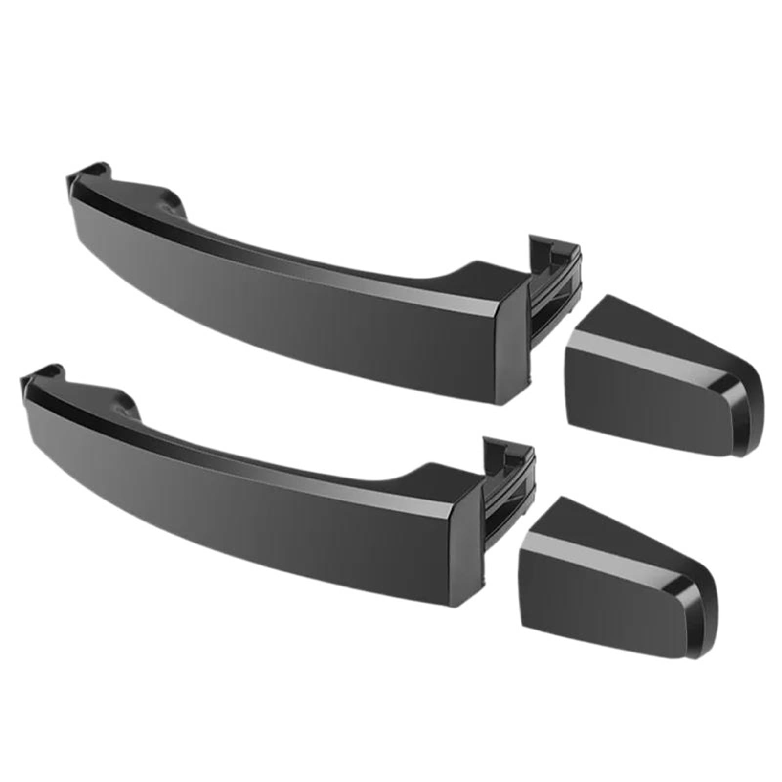 Zhqdrcy 2Xblack Rear Lh Rh Door Open Handles For Saturn For Vue 2008 2009 2010 Car Exterior Door Handle(2Xblack Rear Lh Rh)
