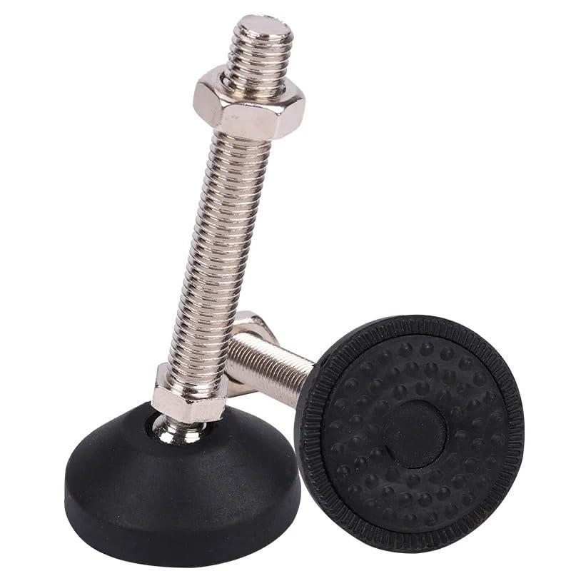 D80xM14x150mm M16x150mm M16x100mm M20x150mm Aluminum Profile hoof Joint Support Foot Cup Machine Screw Nylon Fixed Foot Cup CNC(M10x80)