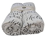 Scripture Strong Proverbs 22:6 | Best Muslin Baby Swaddle Blanket Gift Set | 100% Cotton Receiving Blankets | Extra Large (4'x4') | Gray, 2 Pack