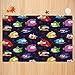 Tappeto da bagno antiscivolo 50X80 cm,Figura di uccelli volanti divertenti e arrabbiati con varie espressioni Gioco giocattolo per bambini Tappetino da bagno morbido e assorbente
