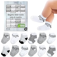 Mother's Choice Cotone organico Baby Socks Baby 12 prs