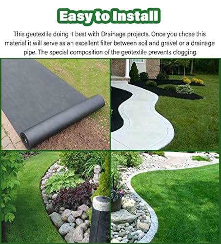 Tissu géotextile pour drainage efficace et couverture de sol durable - 3