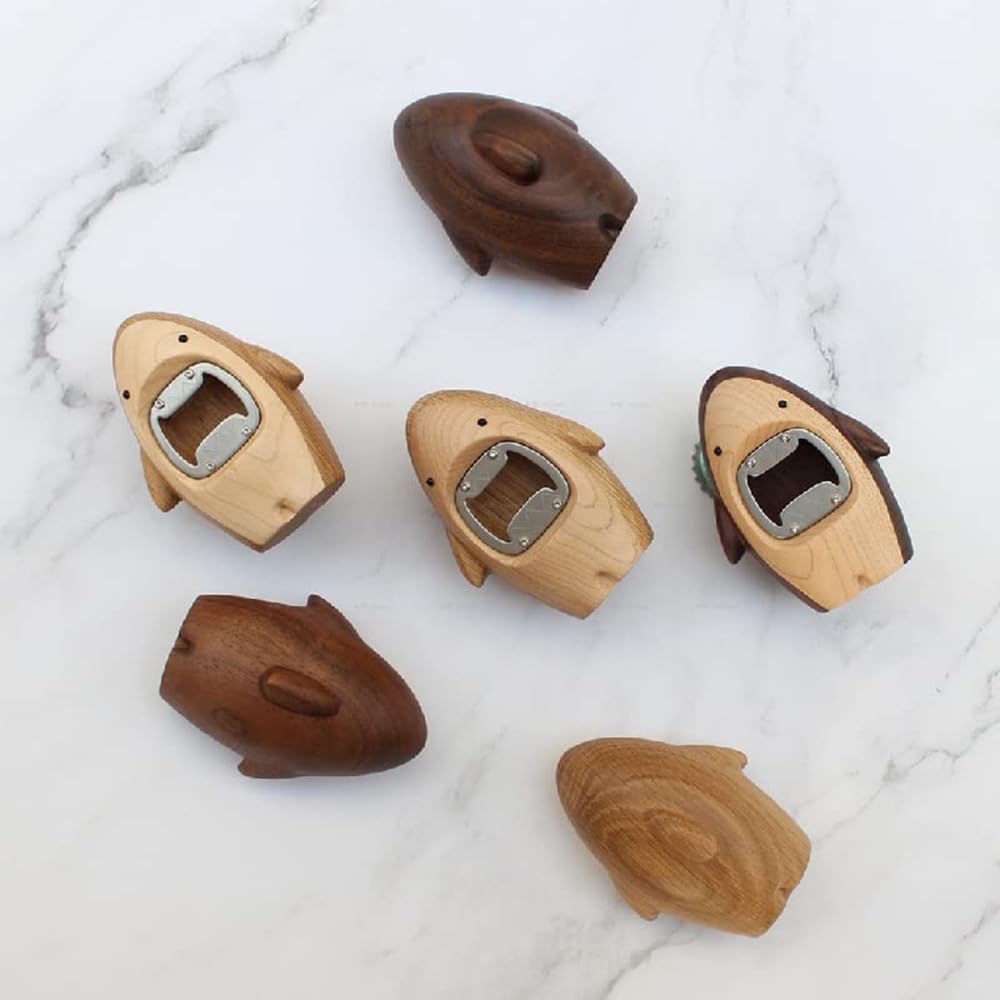 Abridor de botellas de madera, duradero y portátil, para latas y botellas, ideal para camareros y uso doméstico, gran regalo para ocasiones especiales