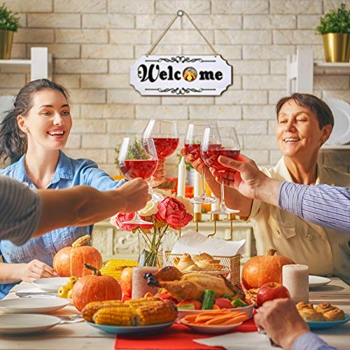 image for Jetec Interchangeable Seasonal Welcome Sign Multipie Holiday Welcome W