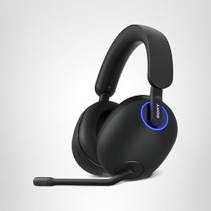 Sony INZONE H9 Gaming Headset, Wireless Noise Canceling Bluetooth Headset with Microphone, 360 Spatial Sound, for PC and PS5 (WH-G900N), Black