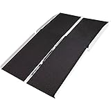 Rage+Powersports+Silver+Spring+WCMF-4+Aluminum+Multi-Fold+Wheelchair+Ramp+-+4%E2%80%99+Long