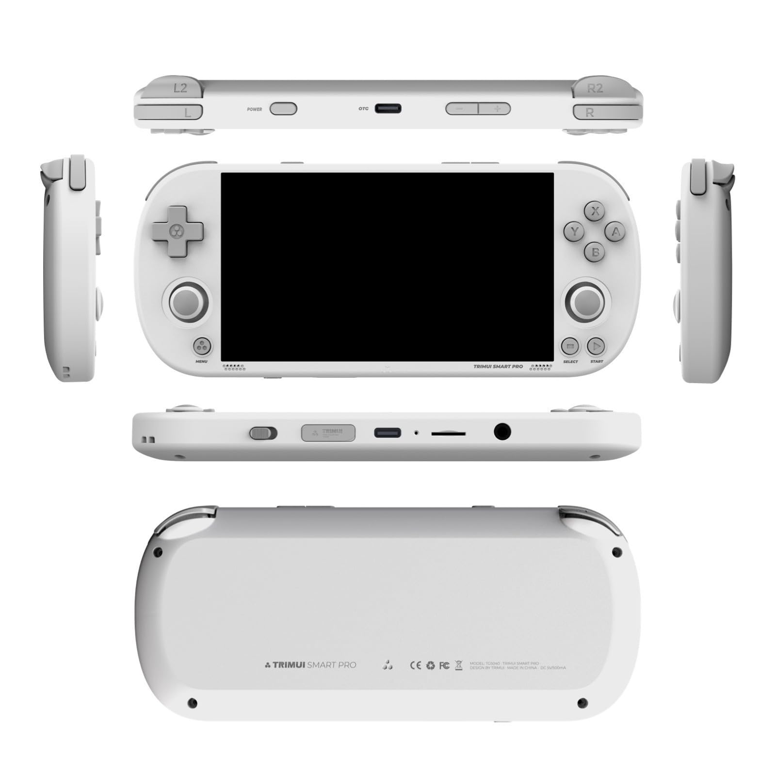 Retro Pro Spielkonsole Handheld Spielkonsole 64GB/128GB, 4,96 Zoll Retro-Emulator mit 14300+ Spielen, A133P Linux-System für Kinder & Erwachsene