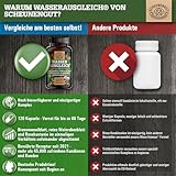 WASSERAUSGLEICH® Aqua Balance Kapseln -WICHTIG: Laborgeprüfte Wasser Balance Kapseln mit Brennessel-, Rosskastanienextrakt, Roter Weinlaub, Mangan +Kupfer 120Stk DE SCHEUNENGUT®