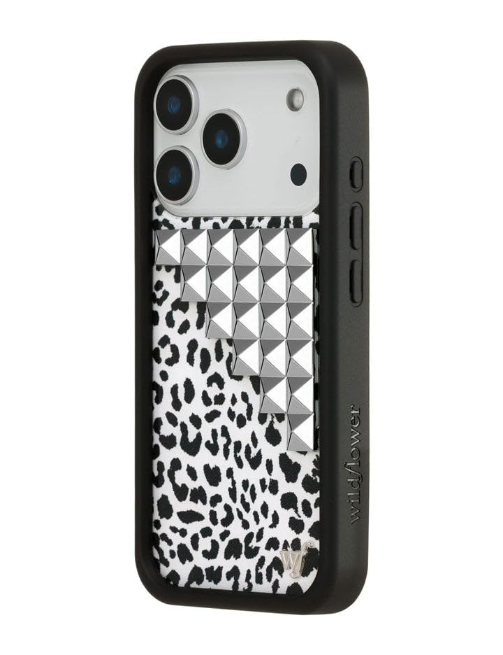 Image of Wildflower Cases - iPhone 17 Pro Compatible - Snow Meow Stud