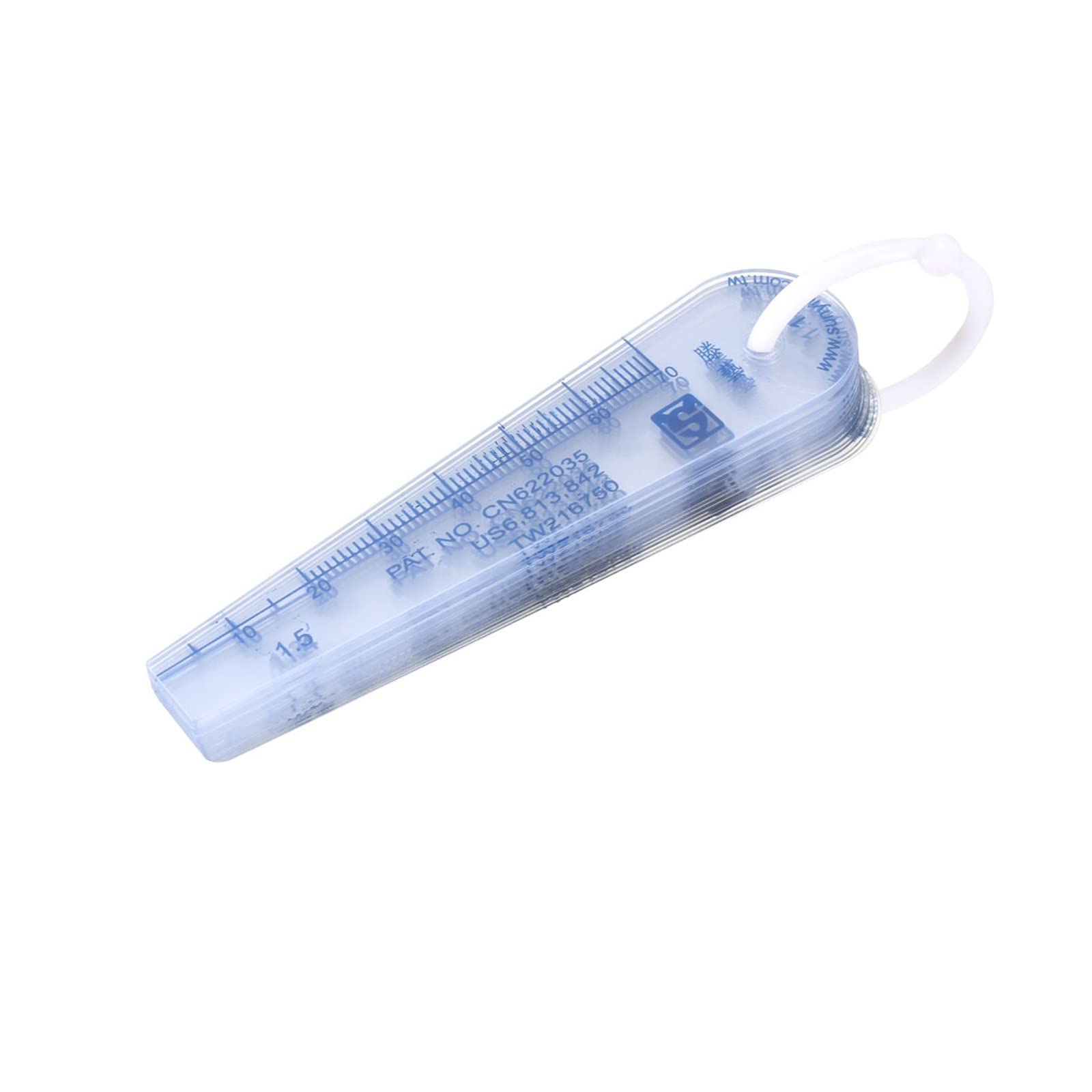 Fühlerlehre, 1pcs 18 in 1 Fühlerlehre 0,05–1,5 mm Dicke Kunststoff Fühlerlehre Lückenfüller Messwerkzeug for Spaltbreite for Designer