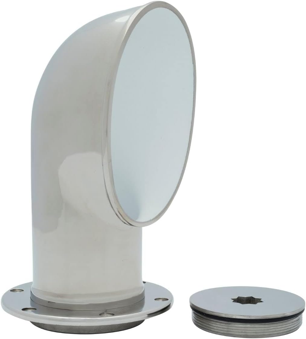 Oval Cowl Vent with Deck Plate