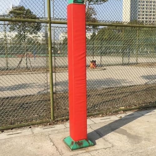 Square Basketball Pole Padding for Fixed & Adjustable Hoops, Enhanced Player Safety, Durable Protection Foam (9"x9"/22.9x22.9cm) - Ideal for Basketball Courts