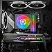 immagine 5Antec - Ventole per ventola da 120 mm, a LED, colore: bianco, serie Orion, 3 confezioni