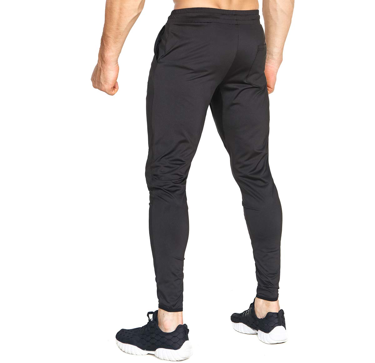 BROKIG Leichte Jogginghose Herren Fitnessstudio Trainingshose Slim Fit Sporthose Lang mit Taschen
