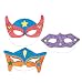 Color-Your-Own Superhero Masks (12 Pack)