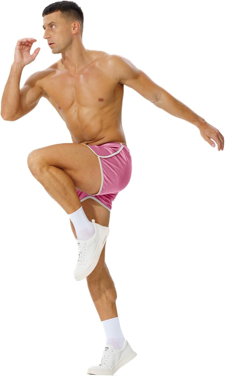 AIMPACT Mens Running Shorts Breathing Workout Gym Booty Short Shorts - Image 5