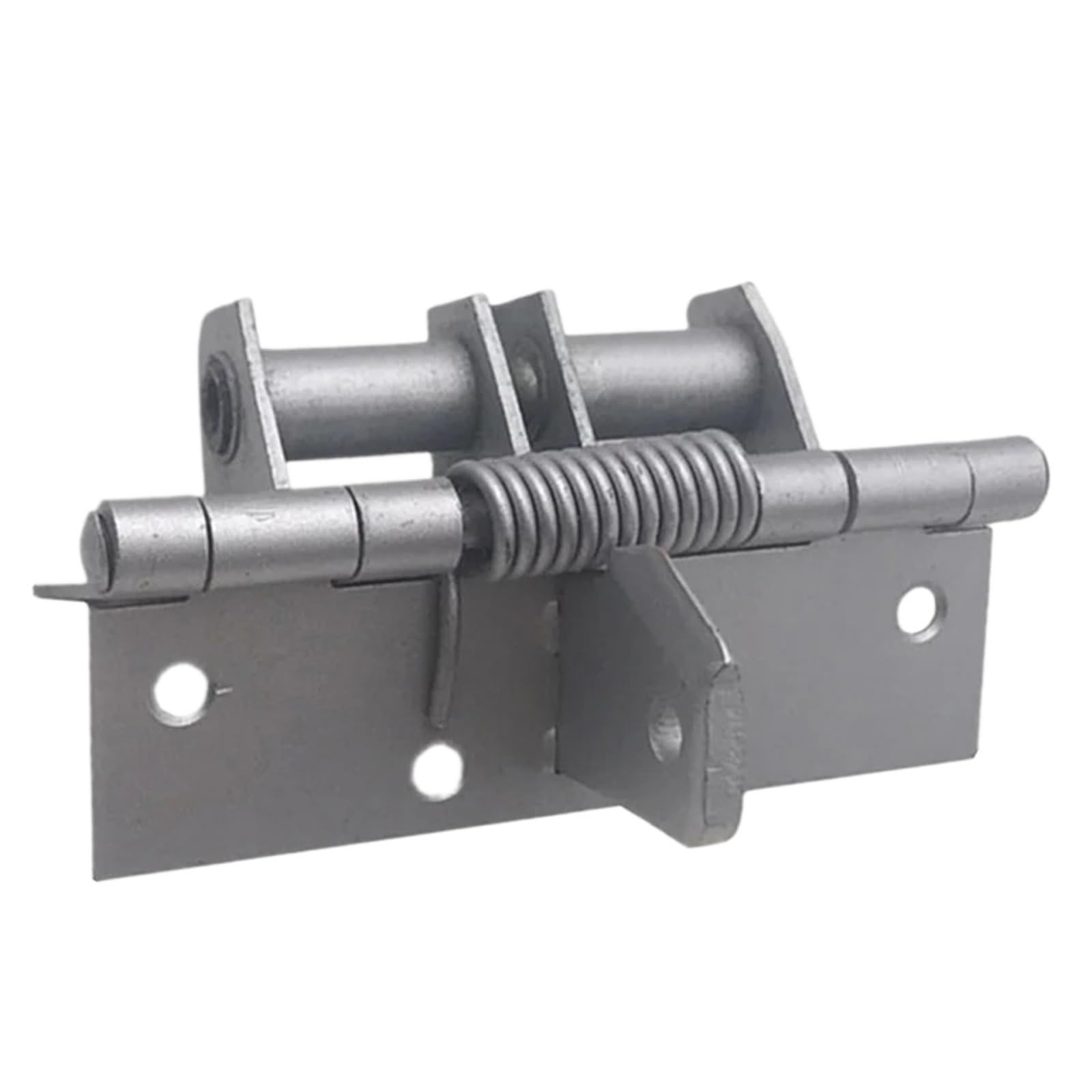 Flush Hinges Metal Automatic Spring Closer Closing Hinge Adjust The Device Furniture Door Hardware(Silver)