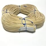 250/500g Peddigrohr Natur, Peddigrohr Flechtmaterial, Peddigrohr Staken, Korb Flechten Set, Weidenruten zum Flechten, Stuhlflechtrohr, Wiener Geflecht, Material für Korbflechten(3-4mm,250g)