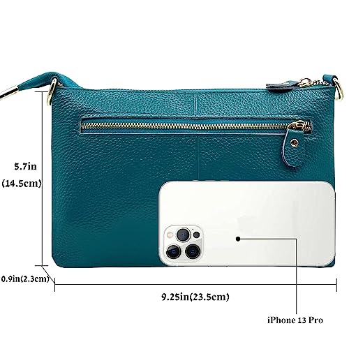 Image of Beurlike Leather Wristlet Wallet Clutch Purses For Women Small Crossbody Phone Bags