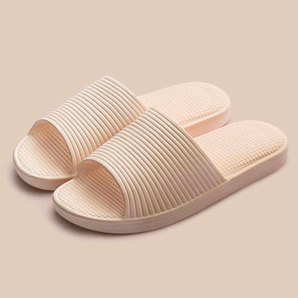 Men's Ladies Home Shower Slippers Spa Slides Bath Shoes Beach Sandals, Super Lightweight EVA, Midsole with Massage Small Squares for Plantar Fasciitis, Bedroom Pool Use, Pillow Slippers