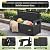 Greesum 80 Gallon Outdoor Storage Bench Deck Box with Cushion & Armrest, Lockable, Waterproof UV Resistant, Comfortable Seating for Patio, Pool, Garden, Black