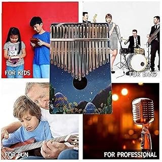 Générique Mini Doigt Kalimba Pouce Piano Kalimba 17 Touches Pouce Piano avec Ton Marteau Main en Bois Doigt Piano Cadeau… - Les Beatles, Paul McCartney, John Lennon, RIngo Starr, George Harrison Générique Mini Doigt Kalimba Pouce Piano Kalimba 17 Touches Pouce Piano avec Ton Marteau Main en Bois Doigt Piano Cadeau… – Image 3