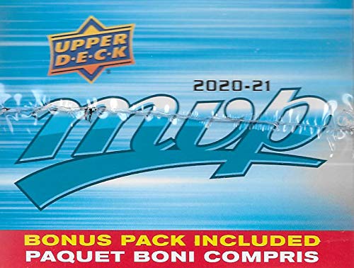 2020 2021 Upper Deck MVP NHL Hockey Series Unopened Blaster Box of 21 Packs with Chance for Rookies Plus #1 Draft Picks Cards and Blaster Exclusive Gold Scripts