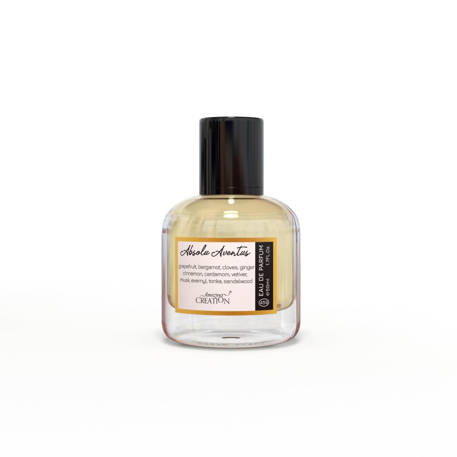 Amazing Creation Absolu Aventus Eau de Parfum, Citrus Spicy Fragrance for Men 1.7 Fl Oz/50ml