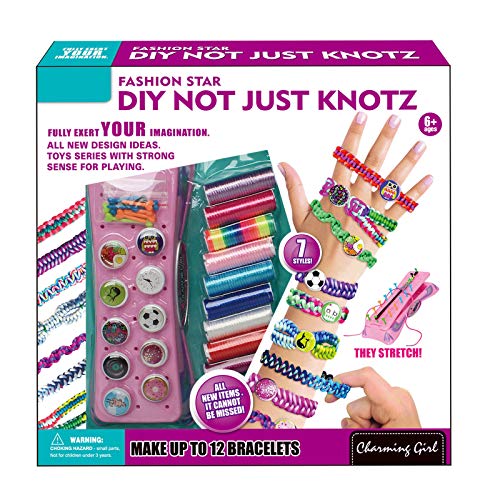 Friendship Bracelets Making Kit - DIY KNOTZ Braclet Maker- Birthday Gifts Toys for Girls 6 7 8 9 10 11 12 Middle Student,Travel Activity Fun Craft Kits Friendship Bracelets Making Kit - DIY KNOTZ Braclet Maker- Birthday Gifts Toys for Girls 6 7 8 9 10 11 12 Middle Student,Travel Activity Fun Craft Kits