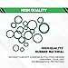 Car Air Conditioning AC O Ring Kit Sealing ORings Gasket Assortment Set 270 Pieces Seal Gasket Washer A/C Professional Plumbing Automotive Rubber Washer Orings